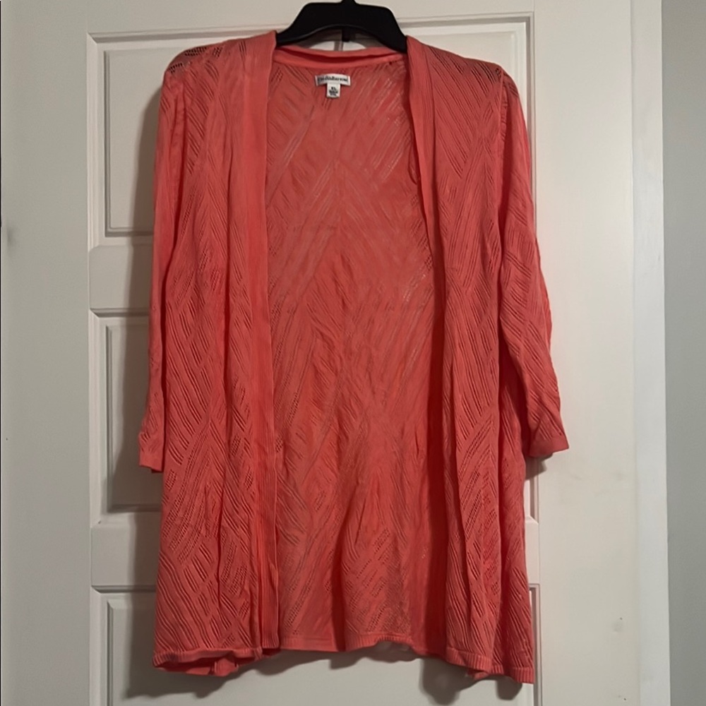 Croft & Barrow Coral Knit Sweater